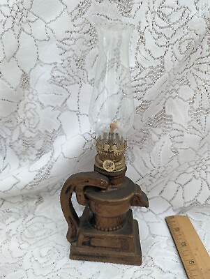 #ad Vintage Mini Oil Lantern Lamp Old Style Water Pump Pike Bay Canada $20.99