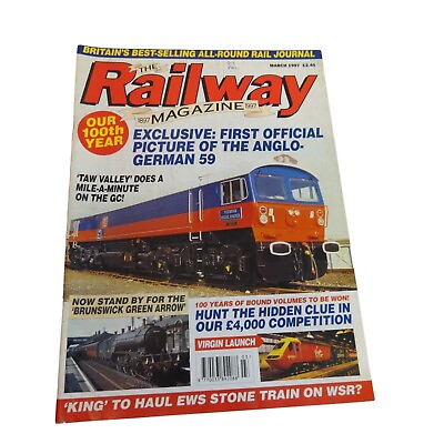#ad The Railway Magazine Nov 1999 Great Britain Train Railroad Transportation Travel $19.99