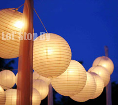 #ad 12X round Chinese paper lanterns 6quot; 8quot; 10quot; 12quot; 16quot; 24 Wedding Floral decorate $12.99