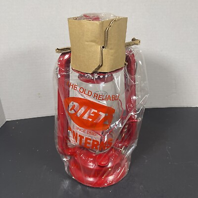 #ad Dietz Junior No. 20 Kerosene Lantern Red New Open Box Sealed In Plastic $19.96