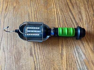 #ad Camping lantern 2500 lumens green and black LED magnetic bottom $8.00