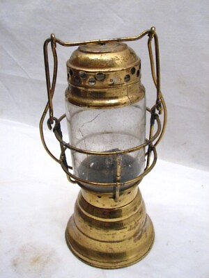 #ad #ad Brass JustRite Skaters Lantern Fluid Lamp Light Embossed Globe Miner#x27;s Just Rite $99.99