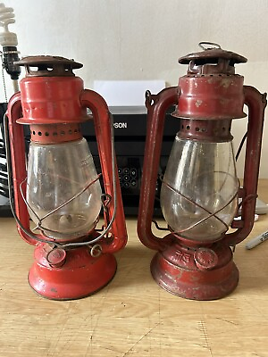 #ad Two vintage kerosene lanterns $50.00
