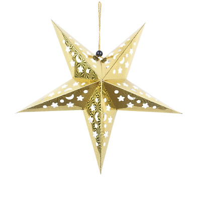 #ad 30cm Paper Star Lantern 3D Pentagram Lampshade for Christmas Xmas Party $8.63