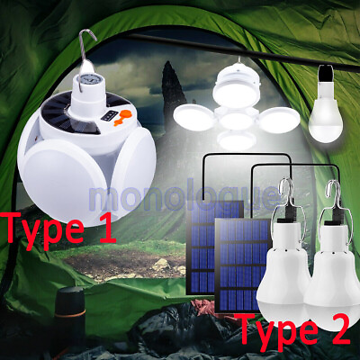 #ad Solar Camping LED Lamp Rechargeable Tent Light Garden for Outdoor Hiking Lantern $11.99