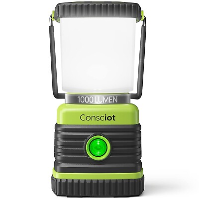 #ad LED Camping Lantern Consciot Battery Powered LED Lantern Flashlight 1000LM... $31.02