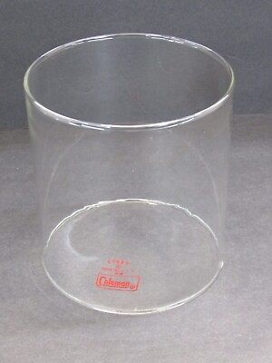 #ad Coleman Globe Lantern Glass Replacement Models 220 228 290 Red Letter USA #GL 27 $16.50