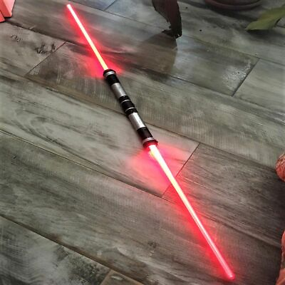 #ad Star Wars Lightsaber Darth Maul Saber Double Dual Staff Lot of 2 Single Sabers $19.95