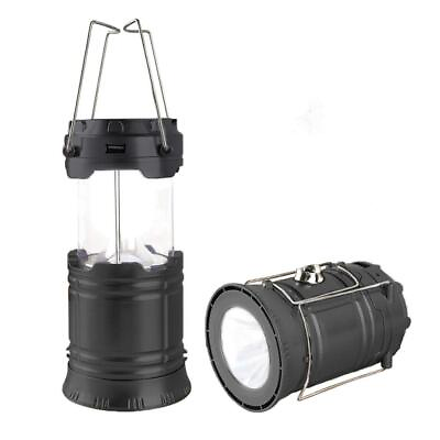 #ad #ad LED Camping Lantern Solar and Rechargeable Lantern Flashlight Collapsible an... $12.14