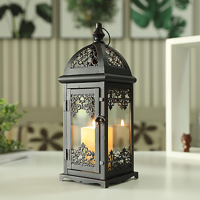 #ad Gothic Decorative Candle Lantern 15#x27;#x27;High Metal Candle Lanterns Vintage Style... $39.37