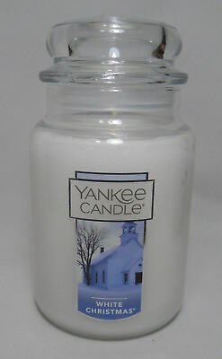 #ad Yankee Candle White Christmas Large Jar 22 oz Candle $34.89