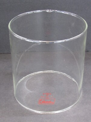 #ad Coleman Globe Lantern Glass Replacement Models 220 228 290 Red Letter USA #GL 17 $16.50