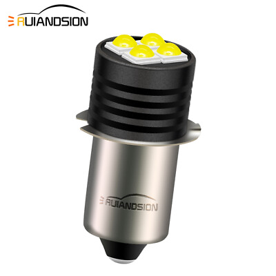 #ad 6000K White P13.5S PR2 3030 LED Flashlight Bulb Torch Head Lamp 500lm 3V 2 Cell AU $89.99