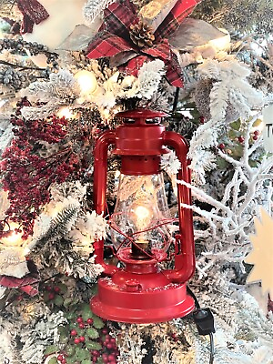 #ad Dimmable Large Red Oil Lantern Table Lamp decoration electric lamp $49.99