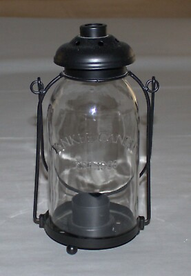 #ad Yankee Candle Lantern Mason Jar Tea Light Candle Holder Lantern Glass Metal $29.70