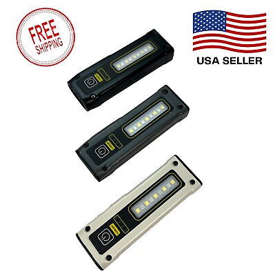 #ad Mini Flashlight LED COB Magnetic Work Torch Light USB Rechargeable Portable US $11.99