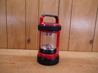 #ad #ad Coleman Family Size Red Lantern D size Battery LED TESTED $40.00