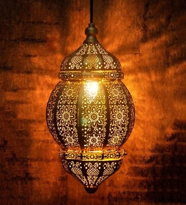 #ad #ad Moroccan Lantern Lamp Shades Lighting Turkish Hanging Lamp Hole Seljuks Patterns $87.99