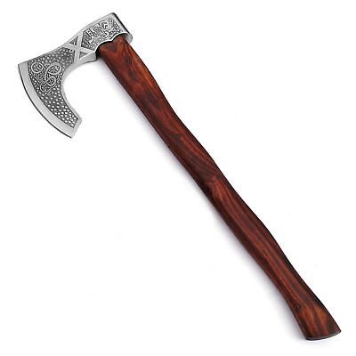 #ad #ad Call to Battle High Carbon Steel Medieval Viking Bearded Battle Axe With Sheath $65.79
