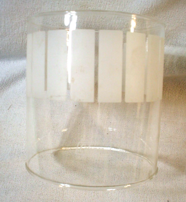 #ad Coleman PYREX 220 228 290 Lantern Globe Frosted Picket Fence White Made in USA $34.99