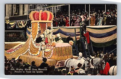 #ad New Orleans LA Louisiana Mighty Mardi Gras Monarch Antique Vintage Postcard $7.99