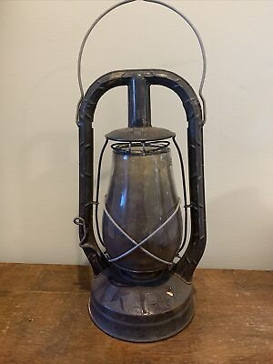 #ad Vintage Prop Dietz Monarch Kerosene Hanging Lantern Barn lamp modified Battery $32.00