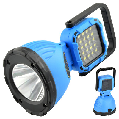 #ad Solar Rechargeable LED Flashlight Power Camping Tent Light Torch Lantern Lamp US $20.45