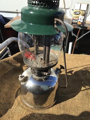 #ad VINTAGE COLEMAN 242A LANTERN DATE NOT STAMPED REPLACEMENT GLOBE CAMPING $225.95