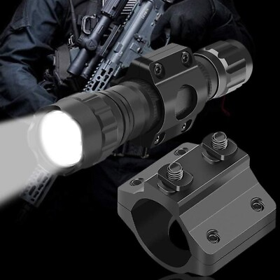 #ad Tactical M LOK Offset Light Mount 1quot; Ring Mount for Flashlight Scope MLOK Rail $12.99
