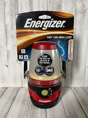 #ad Energizer 360 LED Weather Ready Area Light Lantern 55 lumens 29hours New Works $20.00