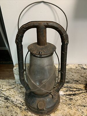 #ad Vintage Dietz Monarch Barn Lantern Railroad Lantern. Clear Globe $19.99