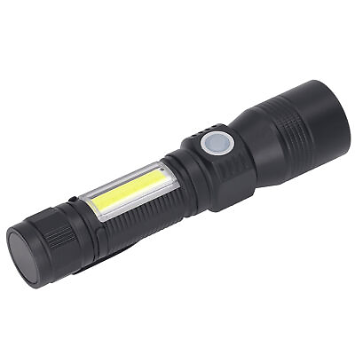 #ad LED Flashlight Torch LED Pocket Flashlight W COB Light Magnetic Base $17.09