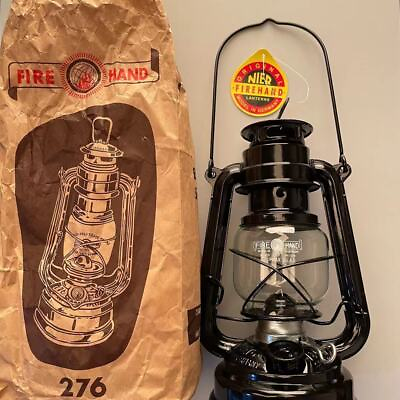 #ad FIREHAND FEUERHAND HURRICANE GALVANIZED #276 STORM SILVER LANTERN FOR CAMPING $37.99