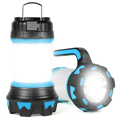 #ad Rechargeable Camping Lantern 1000lm Light 6 Mode LED Torch Outdoor Waterproof $16.99