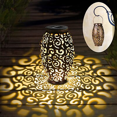 #ad Solar Lights Outdoor Hanging Solar Lanterns LED Table Solar Lights for Patio ... $27.06