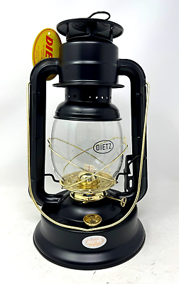 #ad Dietz #90 D Lite Oil Burning Lantern Black and Gold $67.99
