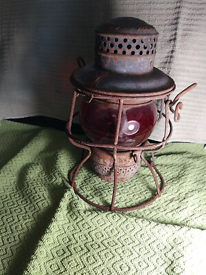 #ad Vintage Red Globe 1925 Lantern PRR ARMSPEAR CO. New York. $89.00