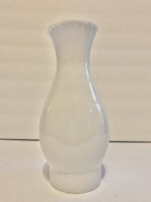 #ad Vintage Milk Glass Lantern Globe 10 Inches Tall $12.00
