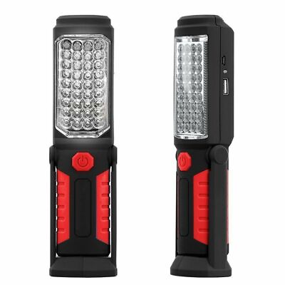 #ad #ad COB LED Magnetic Work Light Outdoor Mechanic Flashlight Lamp USB Rechargeable $20.58