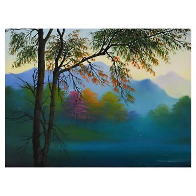 #ad Richard Leung quot;Spring Timequot; Original Oil Painting on Canvas Hand Signed $2000.00