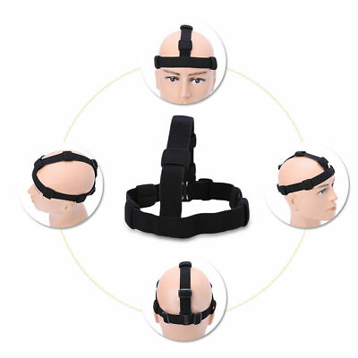 #ad Nylon Elastic Adjustable Headband Belt Headlight Lamp Head Strap For Flashlight $7.35