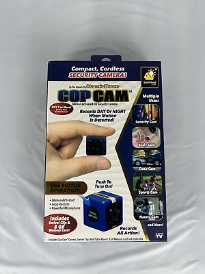 #ad Atomic Beam M17697 Cop Cam Mini Wireless Security Camera $19.99