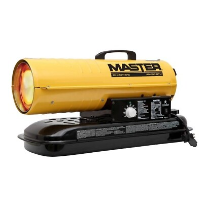 #ad Master 80000 BTU Battery Operated Kerosene Diesel Forced Air Heater with T stat $537.50
