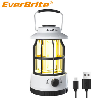 #ad EverBrite LED Camping Lantern USB C Rechargeable Lantern Camping Lights Lanterns $21.99