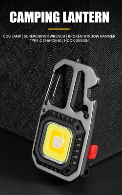 #ad Multi Function Survival Flashlight Keychain $13.97