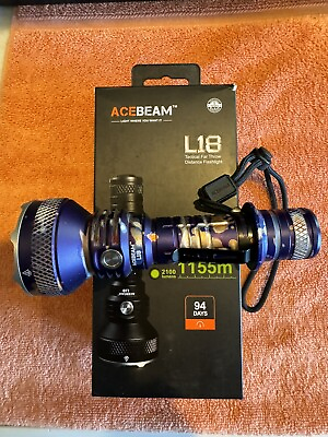#ad Acebeam L18 CAMO Long Throw OSRAM LED Flashlight 1500 Lumen 1km Beam Distance $80.00