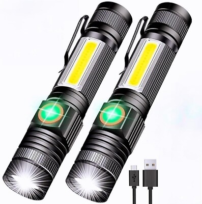 #ad Generic LED Rechargeable Flashlight Magnetic Waterproof 1000 Lumens $20.87