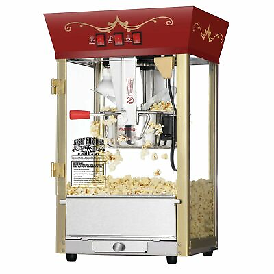 #ad Red Antique Style Popcorn Popper Machine 8 Oz Counter Top Table Bar Top $159.99