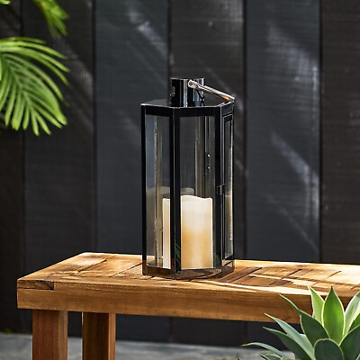 #ad #ad Decorative Stainless Steel Lantern for Indoor Outdoor Metal Candle Decor Hanging $26.99