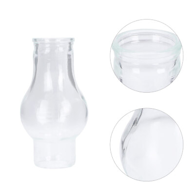 #ad Lampshade Glass Candle Lantern Replacement Globes Clear Kerosene Chimney $10.58